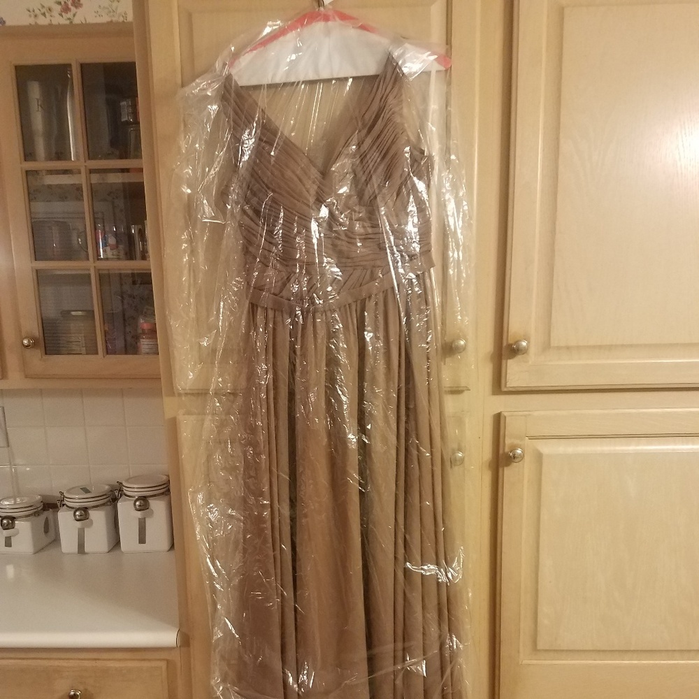 Kf Bridal Bridesmaid Dress Warm Taupe